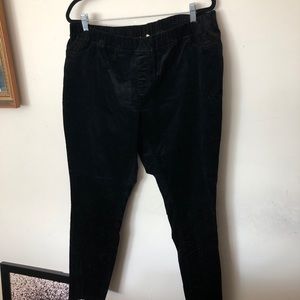 Black Eileen Fisher corduroy jegging